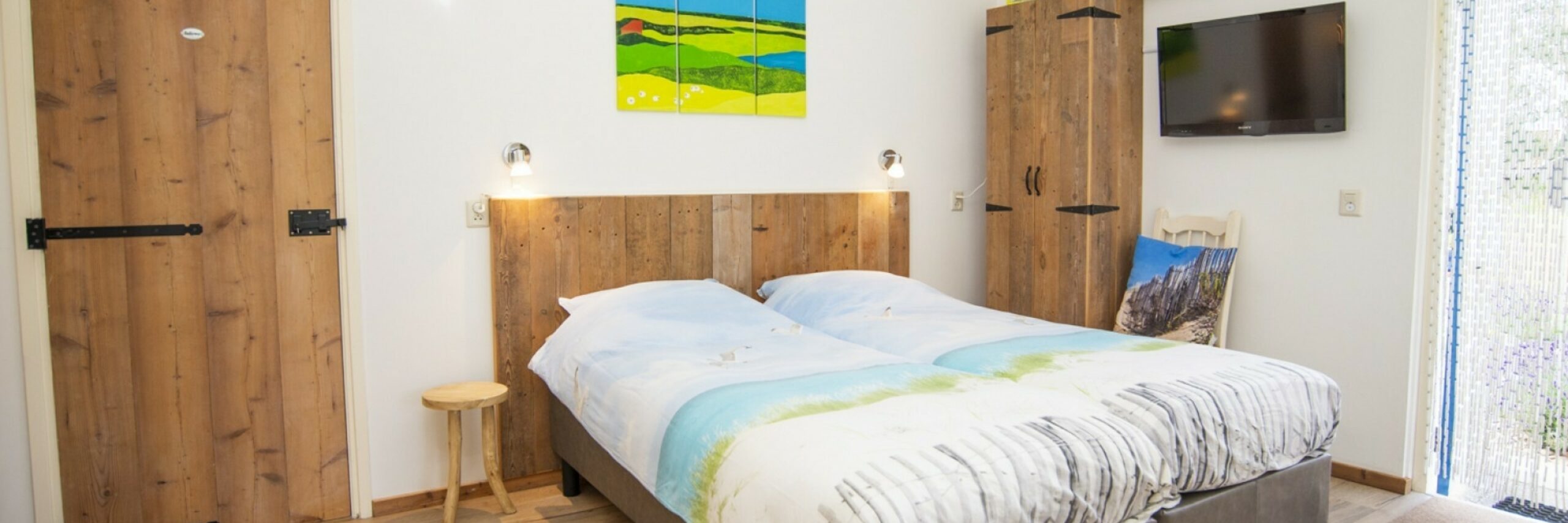 Bed studio Vooruit Zicht bed and breakfast Vrij Zicht VVV Texel
