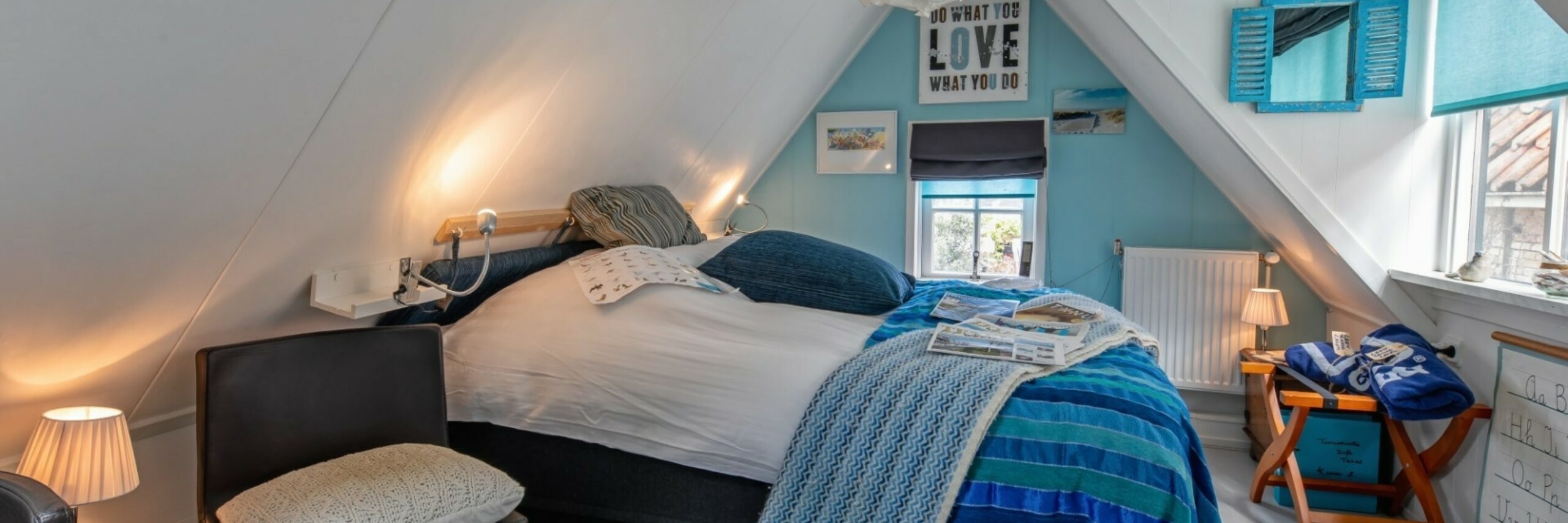 Slaapkamer Spookhuis Den Hoorn fotograaf Justin Sinner VVV Texel