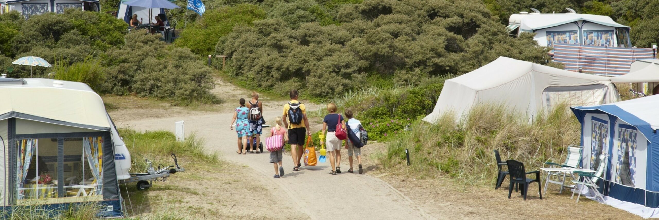 Camping Kogerstrand aan het strand van De Koog VVV Texel