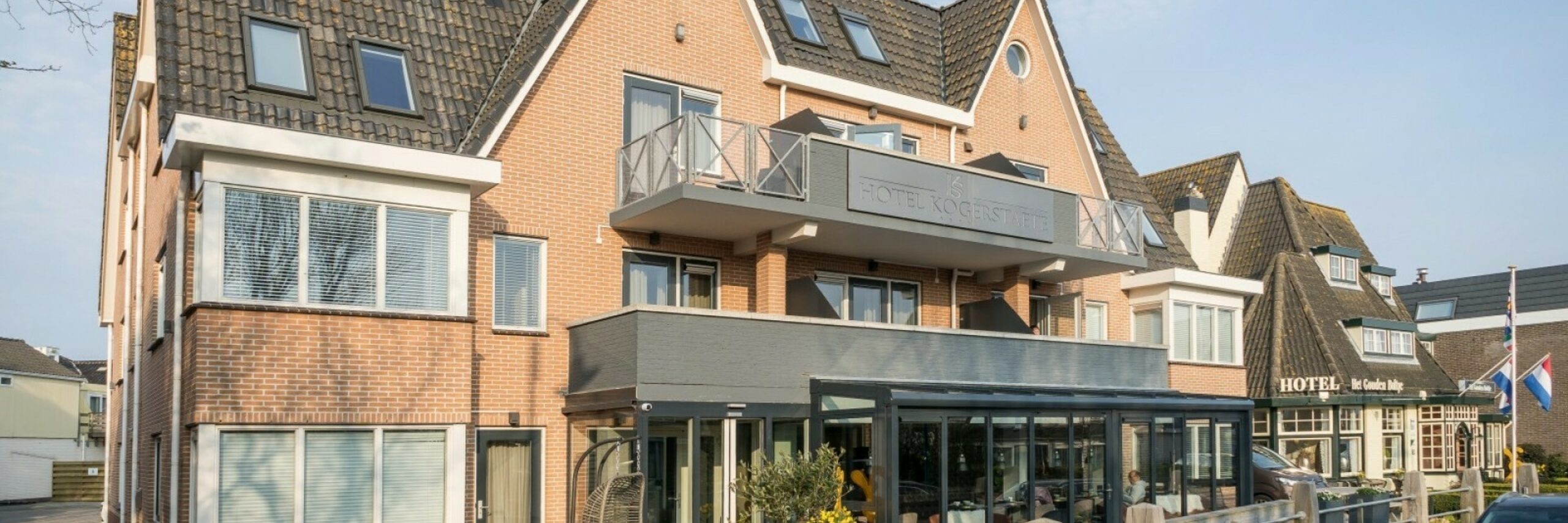 Buitenaanzicht Hotel Kogerstaete fotograaf Stefan Krofft VVV Texel