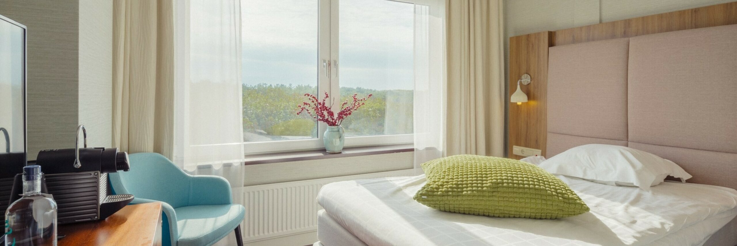 Hotelkamper Single Standard van Hotel Opduin VVV Texel