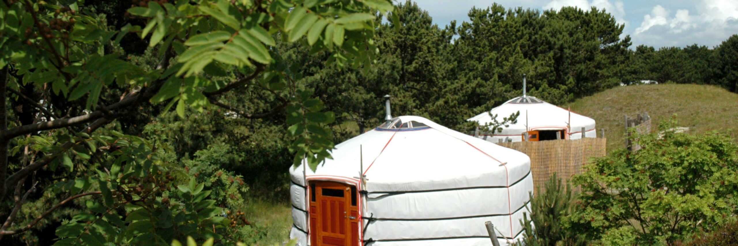 Yurts in de duinen bij Den Hoorn VVV Texel