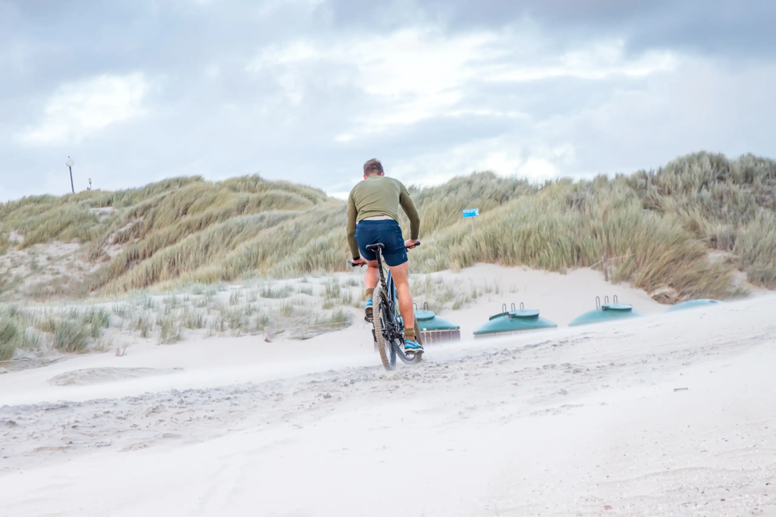 Mountainbiker bij Paal 15