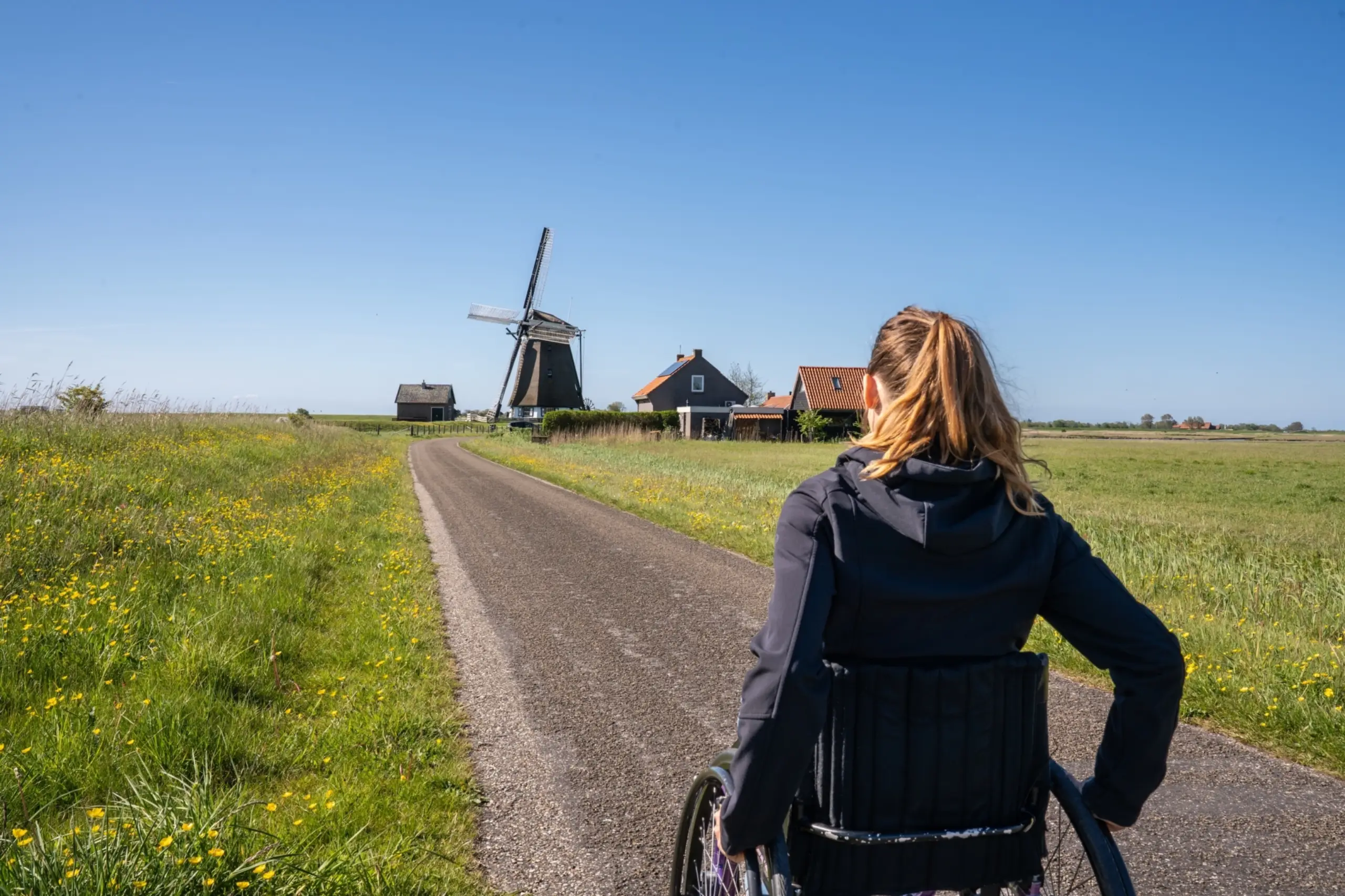 Rolstoelroute Waddendijk - Molen Het Noorden