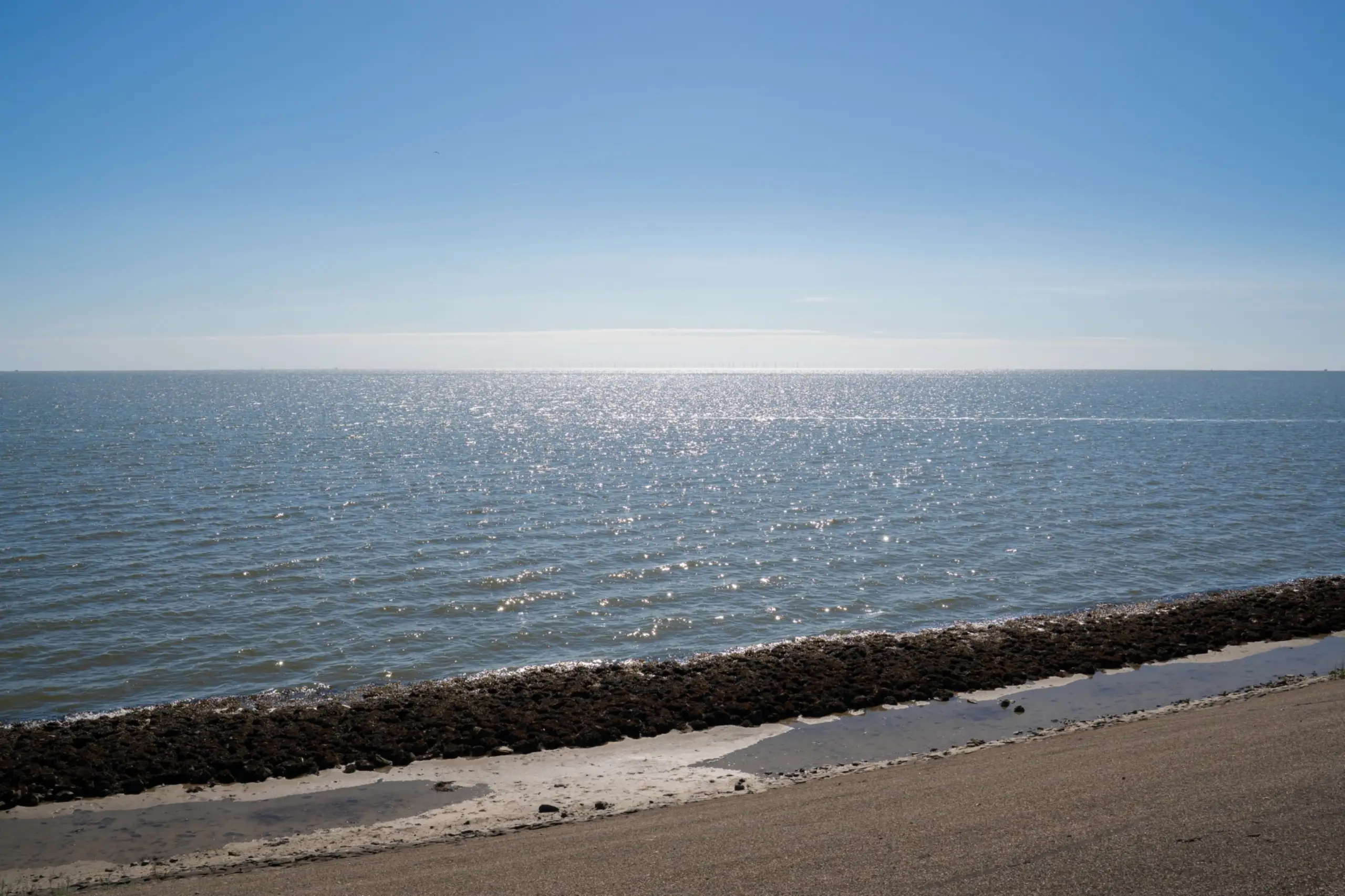 Rolstoelroutes Waddendijk - uitzicht op zee