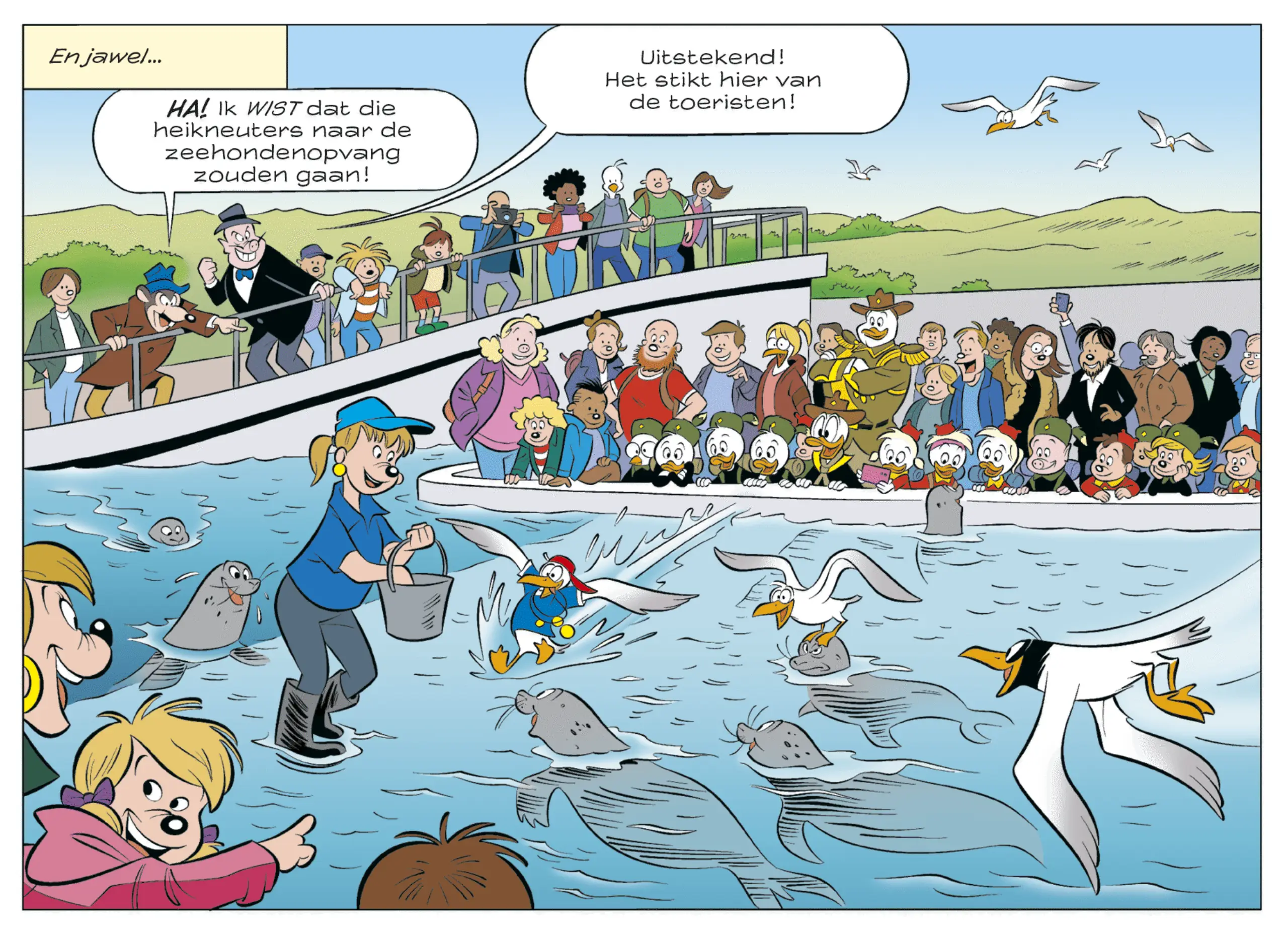 Donald Duck - Tunnel naar Texel