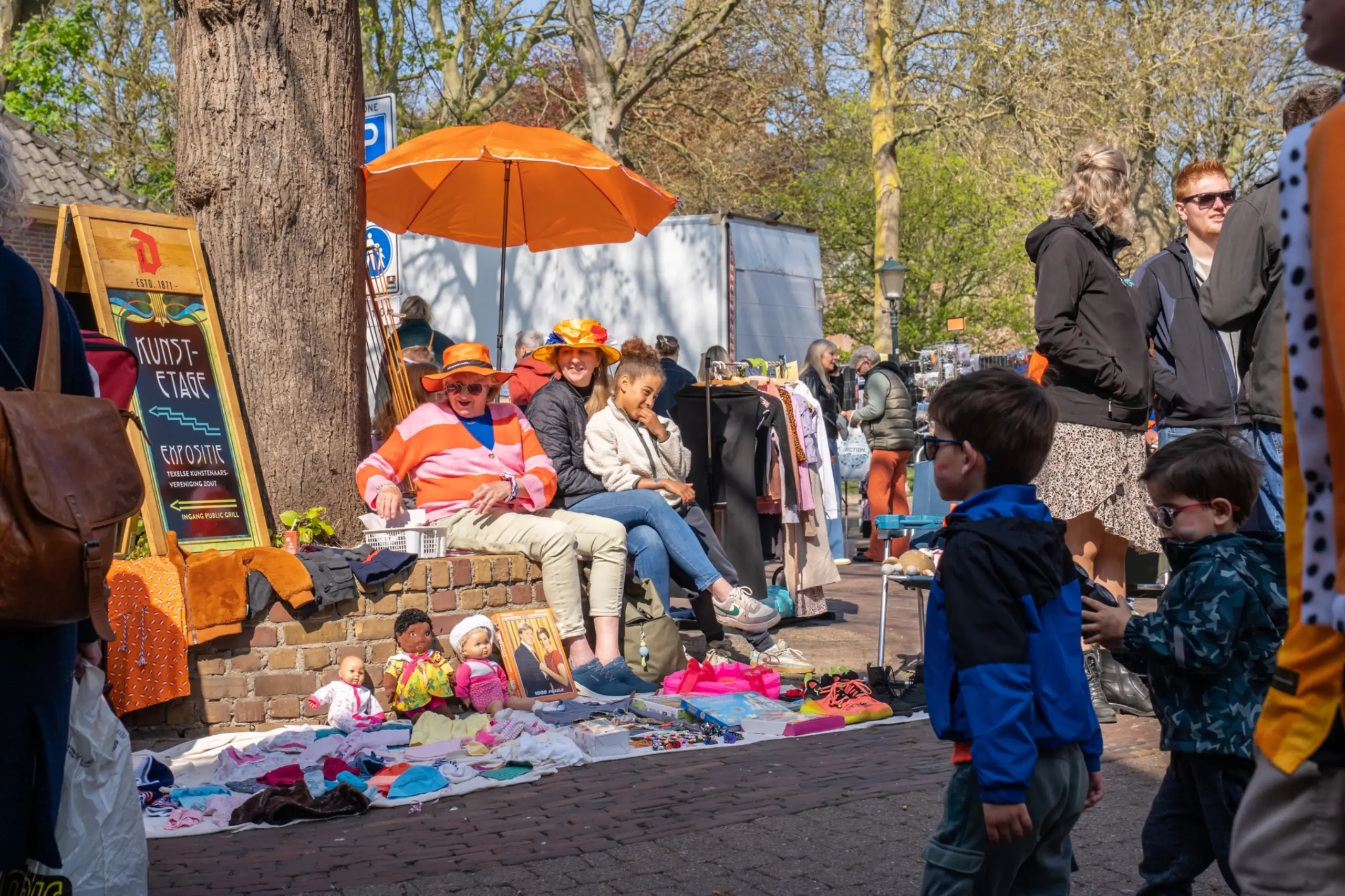 Koningsdag in Den Burg