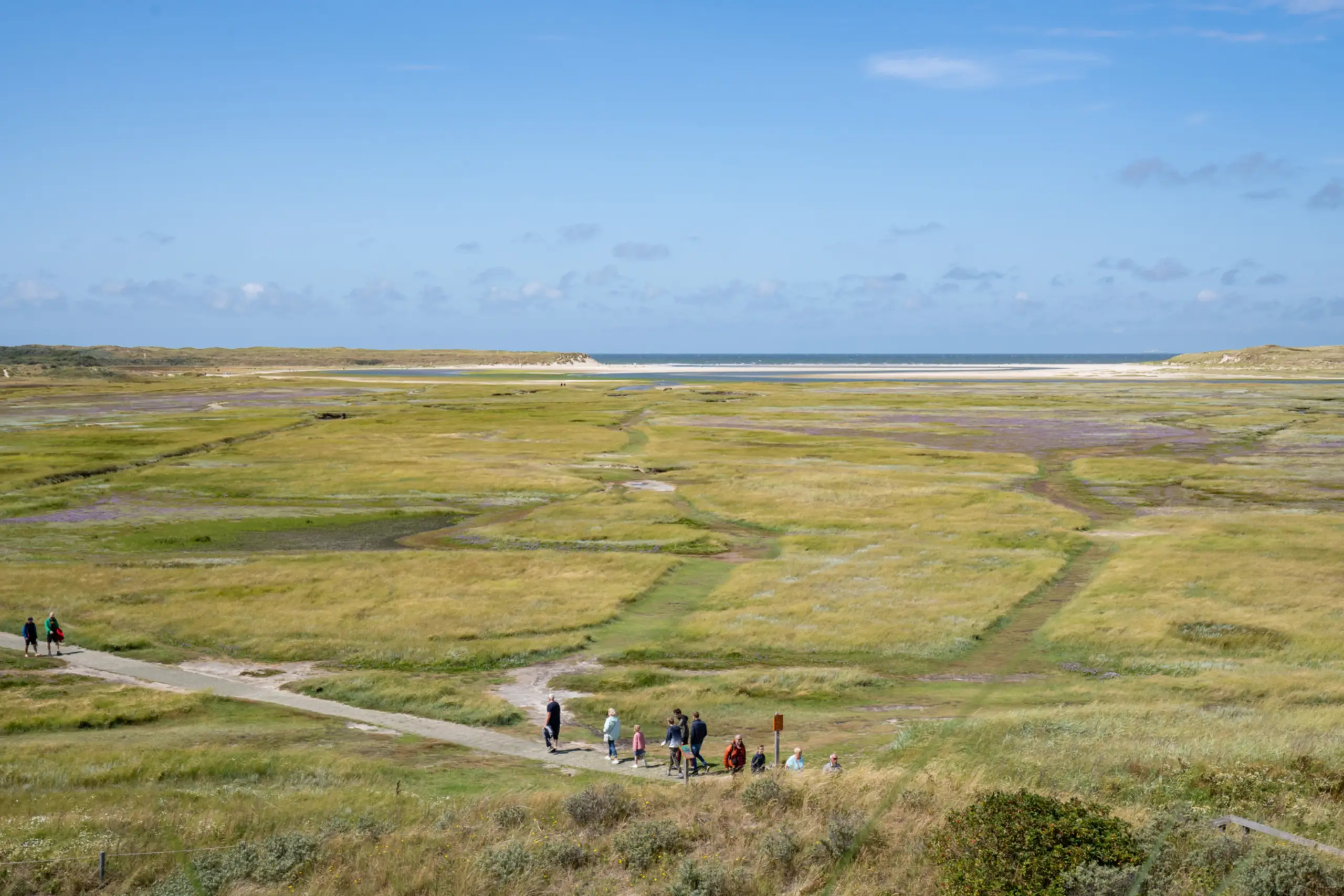 Uitzicht op De Slufter