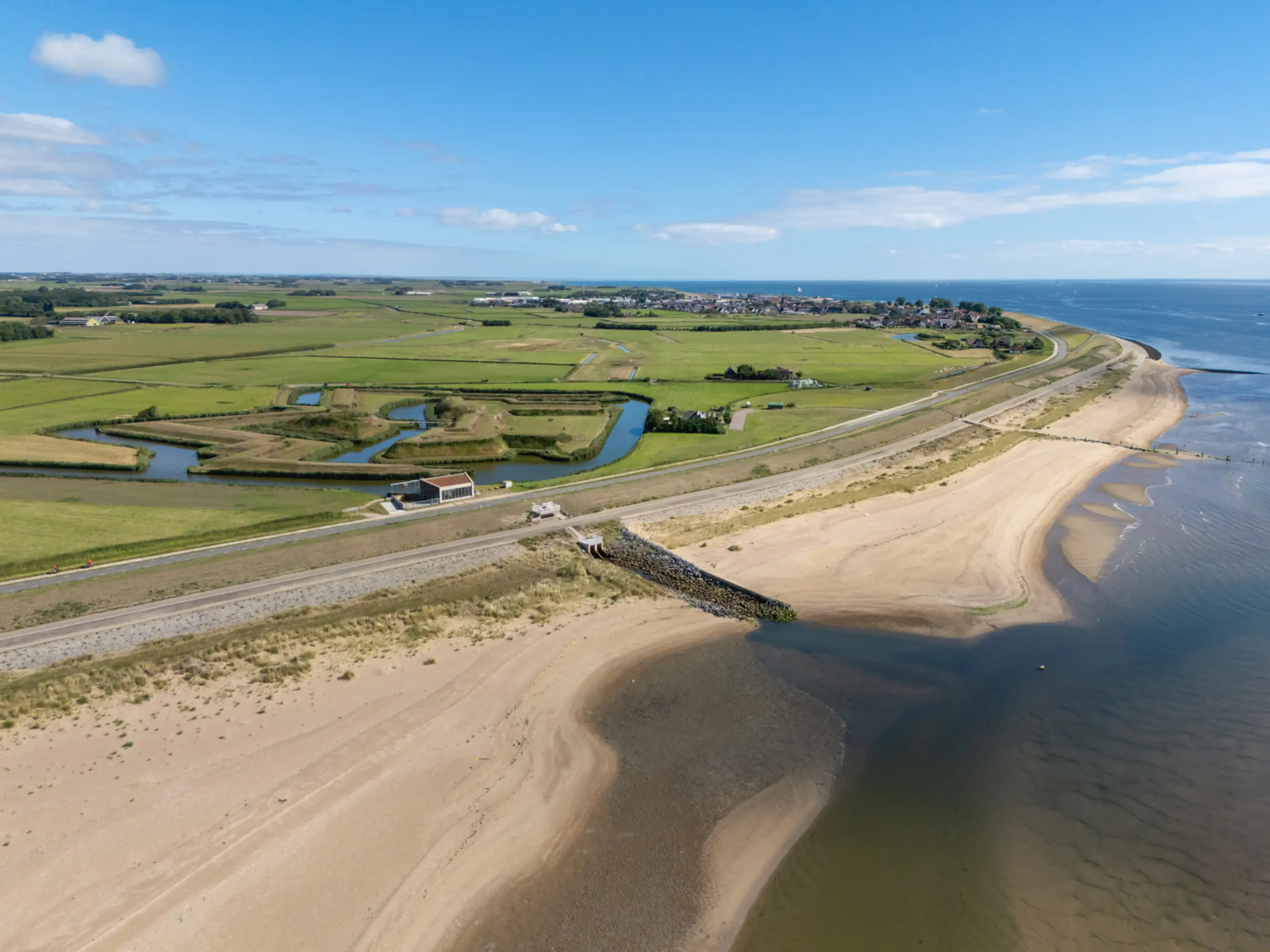 Strand bij Ceres, alleen het bovenste stukje is toegankelijk