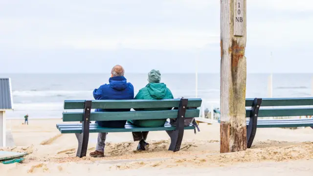 Fris op het strand bij Paal 20