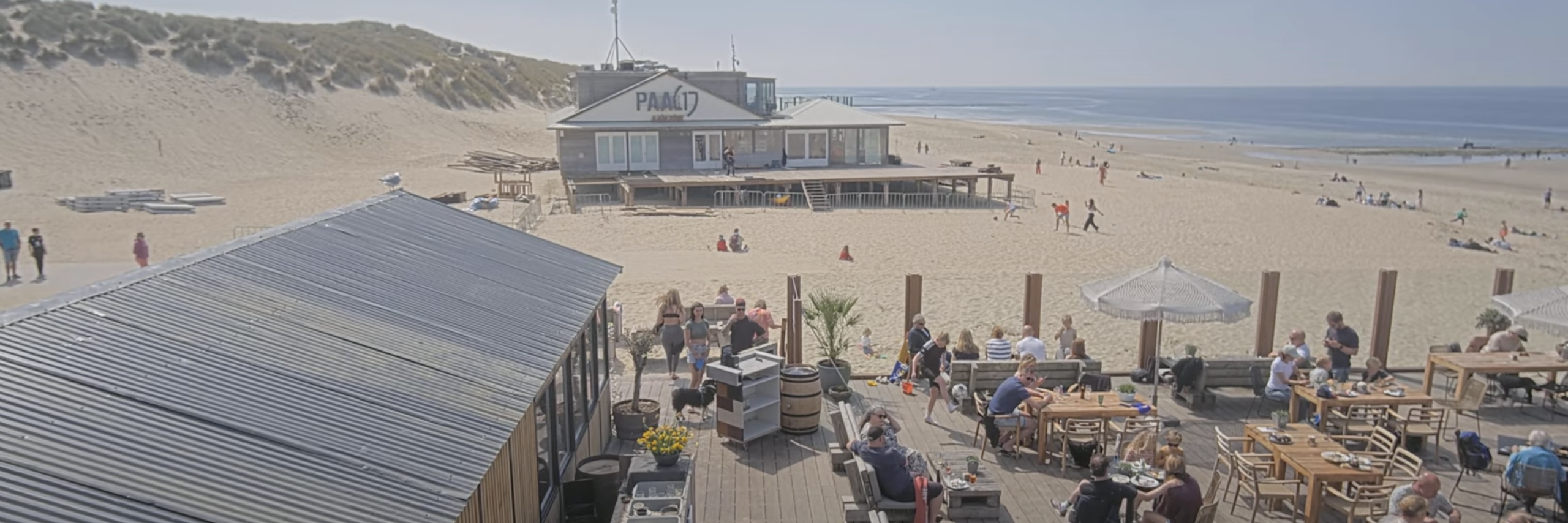 Webcam Paal 17 nog vervangen als Aan Zee open is
